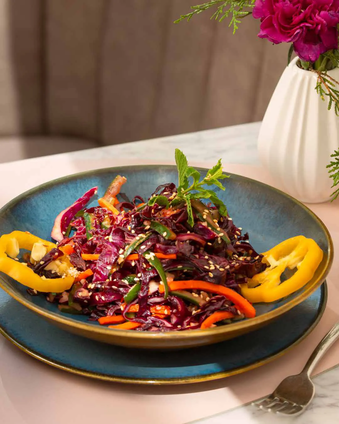 A fresh salad at The Glasshouse